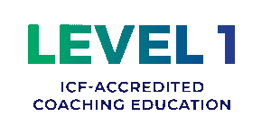 Logo level 1 ICF accredited coaching education
